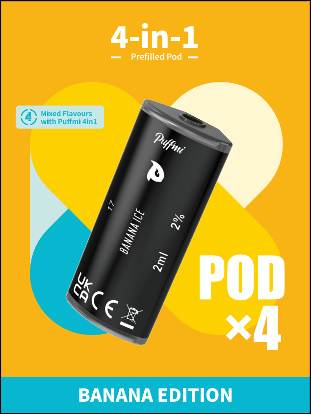 Puffmi 2in1 pods - Banana Edition 4x