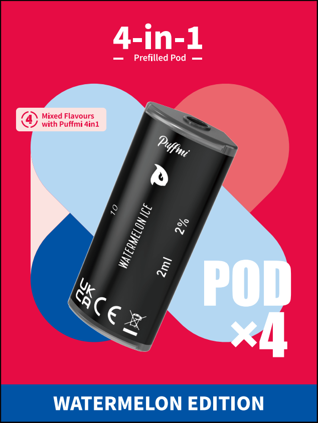 Puffmi 2in1 pods - Watermelon Edition 4x