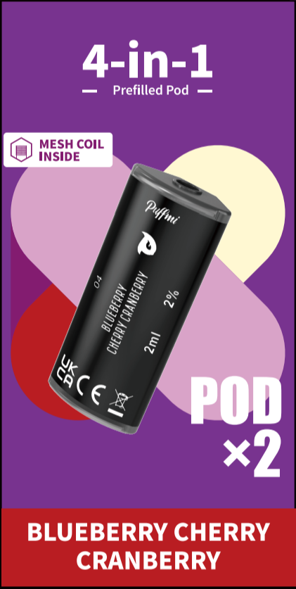 Puffmi 2in1 pods - Blueberry Cherry Cranberry 2x