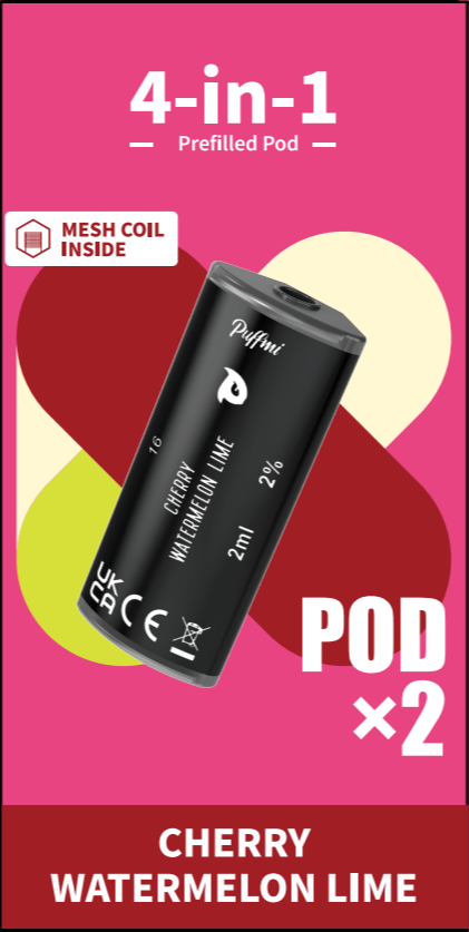Puffmi 2in1 pods - Cherry Watermelon Lime 2x