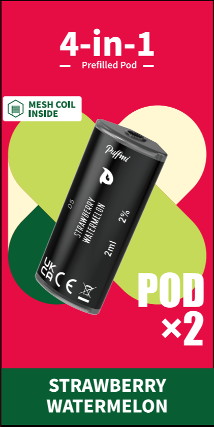 Puffmi 2in1 pods - Strawberry Watermelon 2x